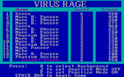 Virus Rage for IBM PC/Compatibles - High scores.