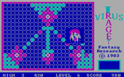 Virus Rage for IBM PC/Compatibles - A mutant got me! The face melts...