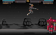 Metal & Lace: The Battle of the Robo Babes for IBM PC/Compatibles - Opponent attacks...