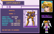 Metal & Lace: The Battle of the Robo Babes for IBM PC/Compatibles - Pay enough money and you get more details about your opponent.