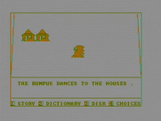 Story Machine for IBM PC/Compatibles - The bumpus is dancing.