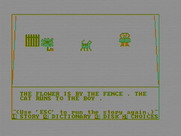 Story Machine for IBM PC/Compatibles - After writing sentences, the game animates the results.