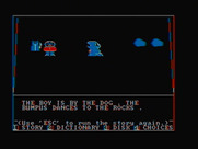 Story Machine for IBM PC/Compatibles - You can change the colors from the default to have a black background instead of white.