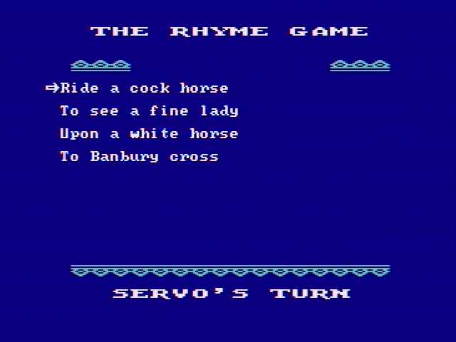 Hey Diddle Diddle IBM PC/Compatibles Screenshot: Ready to begin?