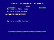 Hey Diddle Diddle for IBM PC/Compatibles - Move the sentences around to the correct order.