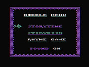 Hey Diddle Diddle for IBM PC/Compatibles - The main menu.
