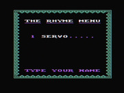 Hey Diddle Diddle for IBM PC/Compatibles - Enter your name...