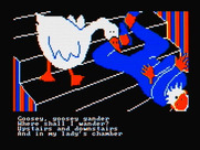 Hey Diddle Diddle for IBM PC/Compatibles - Goosey, goosey gander...