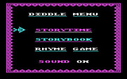 Hey Diddle Diddle for IBM PC/Compatibles - The main menu.