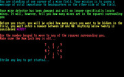 Landmine for IBM PC/Compatibles - Game instructions.