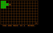 Landmine for IBM PC/Compatibles - There are two mines nearby; what to do?