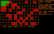 Landmine for IBM PC/Compatibles - The game can be challenging with 40 mines in the field.