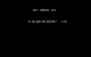 Landmine for IBM PC/Compatibles - Title screen.