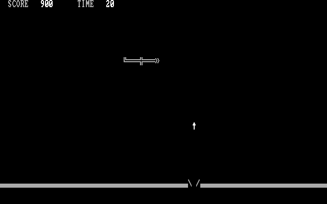Sky Wolf IBM PC/Compatibles Screenshot: The larger opponents are slower.