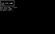 Sky Wolf for IBM PC/Compatibles - Game over...a new high score!