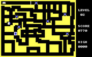 Mine Shaft for IBM PC/Compatibles - Get to the door to complete the level.