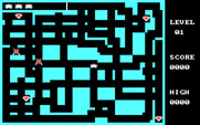 Mine Shaft for IBM PC/Compatibles - The game begins...