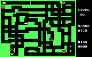 Mine Shaft for IBM PC/Compatibles - The maze layouts begin to get tricky.