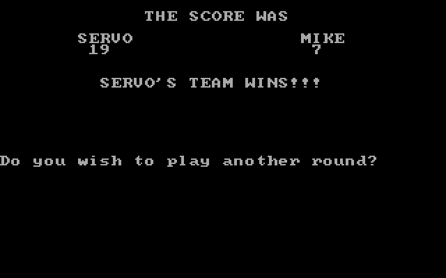 Game Show, The IBM PC/Compatibles Screenshot: Here's the score...