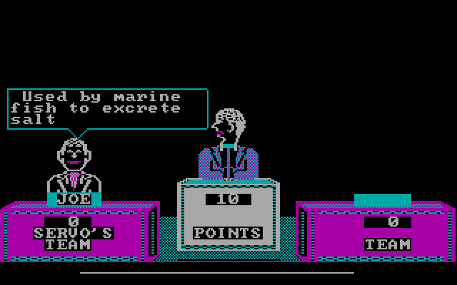 Game Show, The IBM PC/Compatibles Screenshot: Here's the clue...