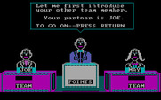 Game Show, The for IBM PC/Compatibles - First, let's introduce the team members.