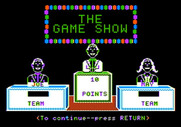 Game Show, The for Apple II - Title screen.