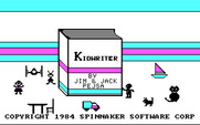 Kidwriter for IBM PC/Compatibles - Title screen.