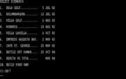 In Harm's Way for IBM PC/Compatibles - Select a scenario.