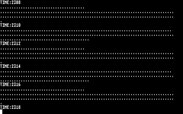 In Harm's Way Atari ST Screenshot: Time passes...
