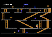 Miner 2049er for Atari 8-bit - This level has a lot of slides.
