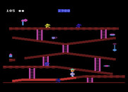Miner 2049er for Atari 8-bit - Game start.