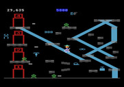 Miner 2049er for Atari 5200 - Falling down a slide...