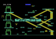Miner 2049er for Atari 5200 - Game over.