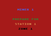 Miner 2049er for Atari 5200 - Prepare for station 1...