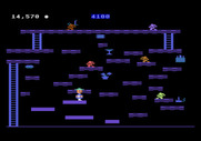Miner 2049er for Atari 5200 - This station has a lot of platforms!