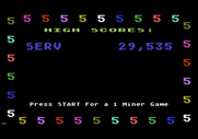 Miner 2049er for Atari 5200 - The high scores so far...