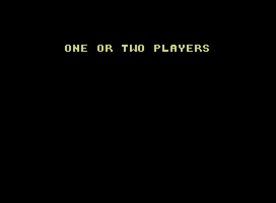 Miner 2049er ColecoVision Screenshot: One or two player game?