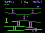 Miner 2049er for ColecoVision - After picking up an item mutants turn blue and will be destroyed if you touch them.