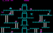 Miner 2049er for IBM PC/Compatibles - Use the elevator to reach new platforms.