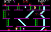 Miner 2049er for Fujitsu FM-7 - Start of level 2.