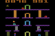 Miner 2049er for Atari 2600 - Start of the second level.
