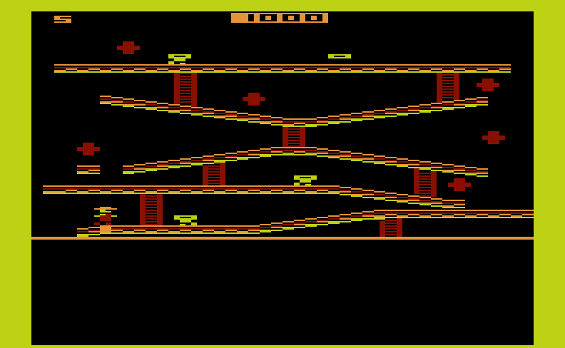 Miner 2049er Commodore VIC-20 Screenshot: Start of the first mine...