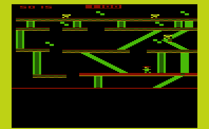 Miner 2049er Commodore VIC-20 Screenshot: Part of the mine claimed...