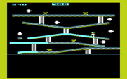 Miner 2049er for Commodore VIC-20 - Claiming parts of the mine. The colors change each time you start a level.