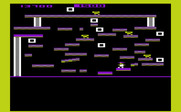 Miner 2049er for Commodore VIC-20 - This mine features lots of little platforms to jump on.
