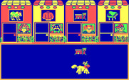 Big Bird's Special Delivery for IBM PC/Compatibles - Move the bird left or right to deliver to the right house.