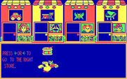 Big Bird's Special Delivery for IBM PC/Compatibles - Deliver the drum to the music store.
