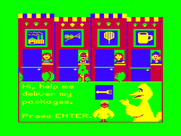 Big Bird's Special Delivery for TRS-80 Color Computer - Ready to deliver a package?