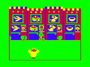 Big Bird's Special Delivery for TRS-80 Color Computer - Everything is delivered! Jumping up and down to celebrate.
