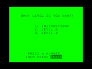 Big Bird's Special Delivery for TRS-80 Color Computer - Two skill levels are available.
